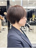 20代30代40代50代/丸みショート/クビレ/前髪あり/表参道
