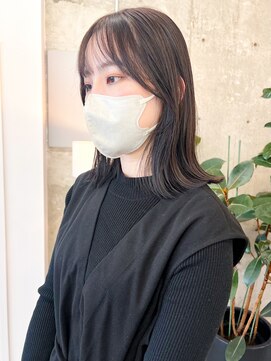 ノエ(noe) 切りっぱなしカット×顔まわり