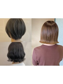 360°どこから見ても美しいスタイル◇小顔魅せ×デザインカラーの褒められショートは〈NEON'S〉で！