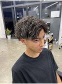 ホワイトメッシュ×ツイストスパイラル/水戸/フェード