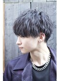 波巻きツイストスパイラル パープルカラー ニュアンスデザイン