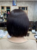 ☆髪質改善☆縮毛矯正で叶えるサラツヤボブ