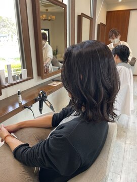 アミーヘアルーム(amie hair room) セミロングヘア