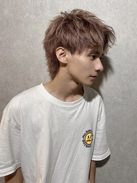 ジーナ 天神(Zina) ショートウルフ/ピンクベージュ