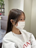 ラル(Lull)&nbsp;【鈴木悠孝】　顔まわりカット/柔らかブラウンカラー