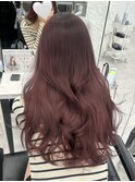 ワインレッド  カシスレッド  透明感カラー