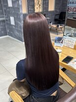 ラウル(Laulu)&nbsp;ホワイトグレージュ/デジタルパーマ/チェリーブラウン/佐倉