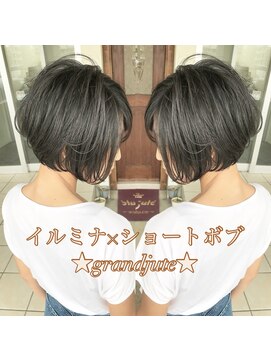 グランジュテ(grandjute) 似合わせカット★ハイライト★白髪ぼかし★髪質改善★カラー