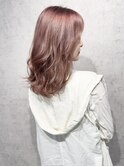 《shii../大黒》#ピンクベージュ#ダブルカラー#ケアブリーチ