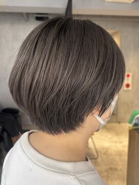 エリマ 調布(elima) レディース大人美人ショートワンカラーショコラブラウンカラー