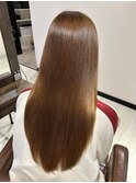 【髪質改善】ハニーブラウン×プレミアム美髪トリートメント