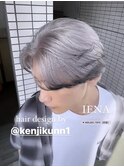 デザインカラーケアブリーチダブルカラーブラックグレーシルバー