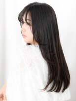 カバーヘア ブリス 志木南口駅前店(COVER HAIR bliss)&nbsp;耳掛けツヤ髪レイヤーカット艶感ストレート//志木10代20代30代