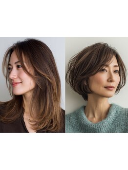 丁寧な施術でリピート率の高い『大人女性向けサロン』白髪染めや注目の白髪ぼかしハイライトにも定評あり◎