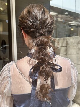 ラック 津田沼(LUCK) アップアレンジ/津田沼/韓国ボブ/ケアブリーチ/似合わせカット