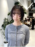 イメチェン/ピンクベージュ/アンブレラカラー/前髪/茅ヶ崎