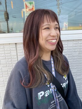 ヘアーチェリーコーク ランプ(HAIR CHERRY COKE Lamp) 【chan′s style】カシスピンク×ベージュ