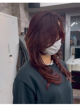 リファイン バイ アフィナー 本厚木店(Refine by Afinar) ブリーチハイライト髪質改善ダブルカラーレイヤーカット/本厚木