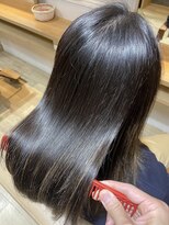 ヘアデザイン ディクト(hair design D.c.t) うねり改善×艶髪ロング|髪質改善ストレート