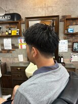 アールズ ヘア(R's hair)&nbsp;MEN’S HAIR/サーフカール/刈り上げセンターパート/印西