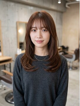 ハピネス 河原町店(Happiness) ミディアムレイヤーカットウルフボブウルフカットハッシュカット