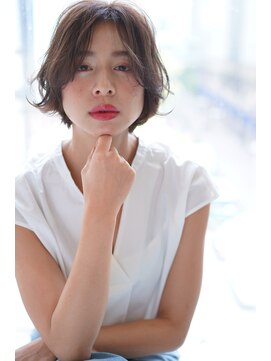 フラッグ ヘアー 天神西通り店(Flag HAIR) ナチュラル小顔ショート