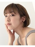 ぱっつんミニボブ
