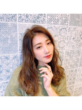 ロンド ストラーダ 心斎橋(Lond strada) 【津賀　涼】ショートグレージュカラーボブウルフココアベージュ