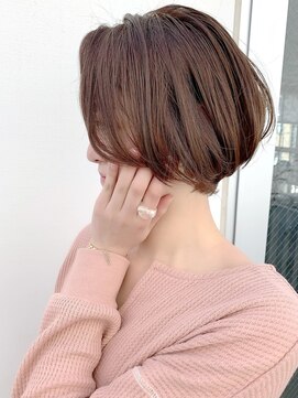 ルーファス 恵比寿 渋谷(Ruufus) 大人かわいいバランスショートボブ【Ruufus恵比寿渋谷】31579