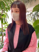 ネルケ 立川(nelke)&nbsp;オン眉　× マンダリンレッド