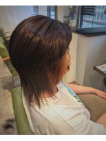 ネウィ サリュー 立川(newi saLyu) 髪質改善レイヤー大人可愛い20代30代40代黒髪ストレート暗髪