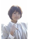 ショートボブ　