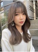 韓国風前髪×レイヤーカット【髪質改善/新宿/レイヤーカット】