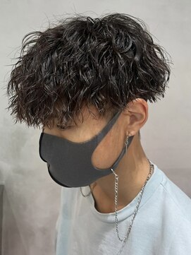 ローウェ バイ フィフス 立川メンズサロン(Louwe by fifth) ツイストスパイラルパーママッシュメンズパーマ波巻きパーマ