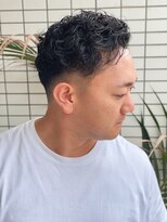 スウェル 船橋店(Swell)&nbsp;ハイライト/マッシュパーマ/ウルフ/波巻き/メンズ