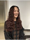 ロングパーマ ウェーブ