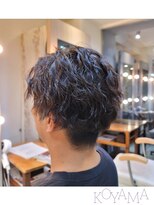 ディンプル 越谷駅前(DiMPlE)&nbsp;メンズ長めパーマ　ツイストスパイラル