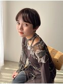 ショートカット/大人ショート/ベージュカラー/オージュア