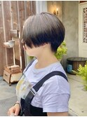 タイトな前下がりラインショート