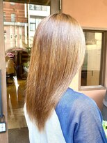 ココカラヘアー ニコ(cococara hair nico)&nbsp;ハイトーン/ブリーチなし/髪質改善/トリートメント/ベージュ//