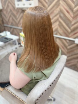 ヘアメイクゼロ 坂戸駅前店(hairmake zero) 【髪質改善ブリーチフル】オンカラー＋オージュアトリートメント
