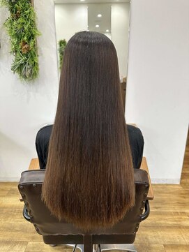 リンク(Link Hair&Spa) 【Linkはんぞー】ブリーチ縮毛矯正