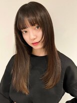 ノイカーム(noi Calm) 顔周りレイヤーカットくびれヘアミルクティーベージュカラー