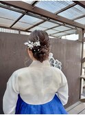 卒業式ヘアセット