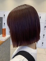 グランデュール 東静岡池田店(GRANDEUR)&nbsp;ピンクベージュ丸みショートボブマッシュショートくびれショート