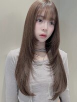 似合わせ小顔レイヤーロング_銀座/髪質改善