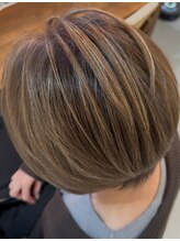 ヘアーアンドメイク グルック(hair&make Gluck) 白髪ぼかしハイライト