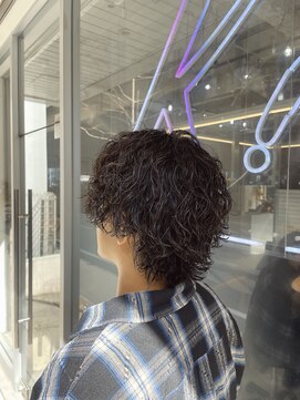 メンズサロン キング 梅田店(Men’s salon K!ng) 波巻きツイストスパイラルパーマ/フェザーパーマ/眉毛/メンズ