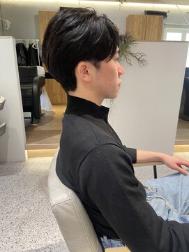 ゼストララ(ZEST Lara) メンズセンターパートスタイル