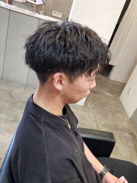 ニアウ 伊勢崎連取店(Niau) 刈り上げショートマッシュツイストスパイラルパーマ